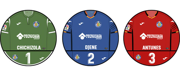 Getafe CF 2018-2019 - Fútbol Chapas Retro