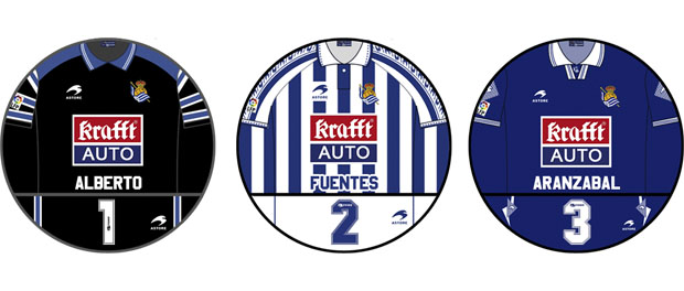 Real Sociedad 1996-1997 - Fútbol Chapas Retro